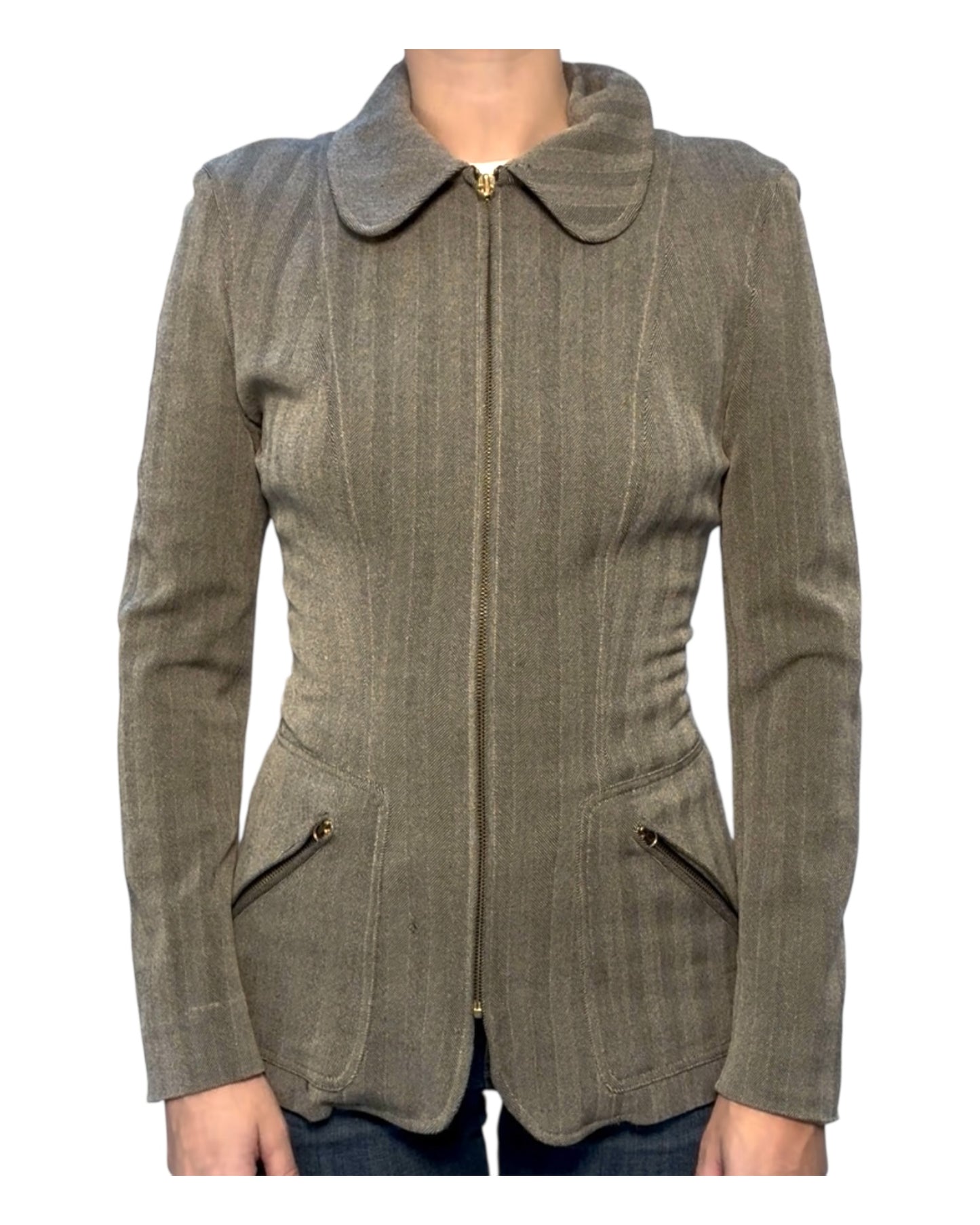 Vintage 1993 Moschino Denim Blazer