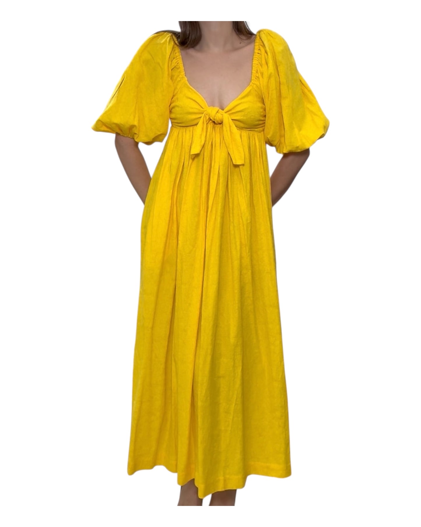 Pre-Loved Mara Hoffman Swim Yellow Maxi Dress