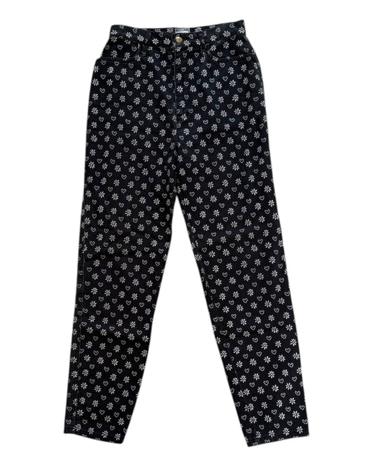 Vintage 1980s Moschino Graphic Print Jeans