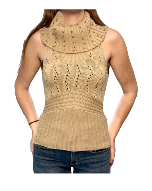 Vintage Turtleneck Sweater Vest