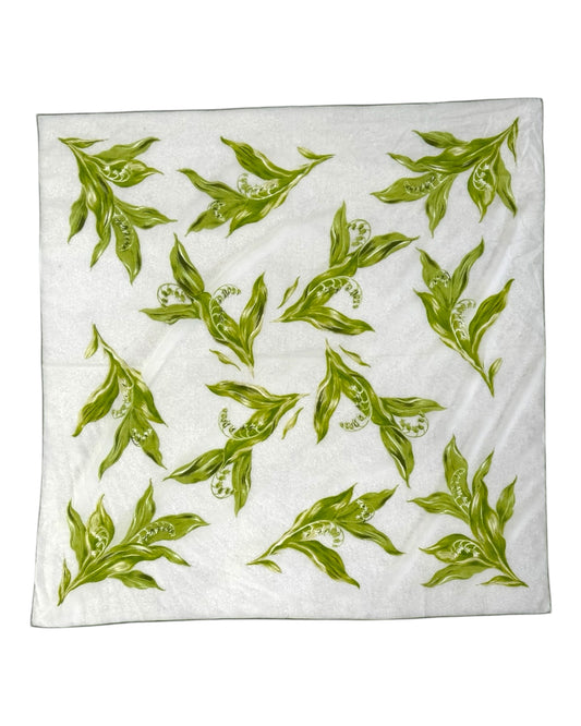 Vintage Pea Shoot Scarf