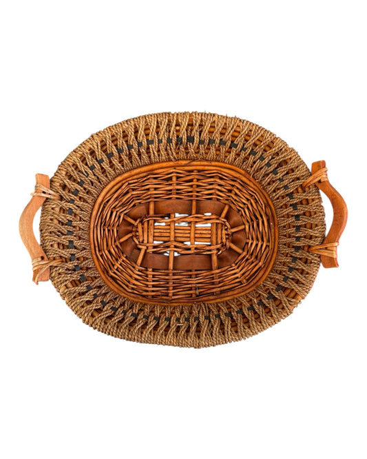 Vintage Flat Basket