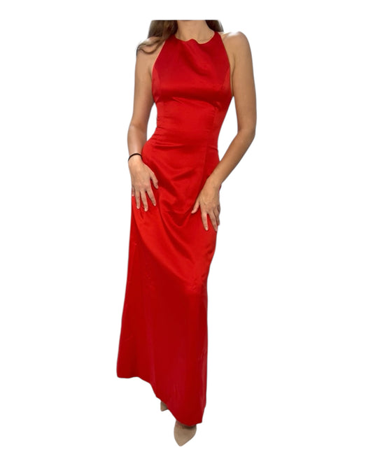 Vintage Vera Wang Red Gown