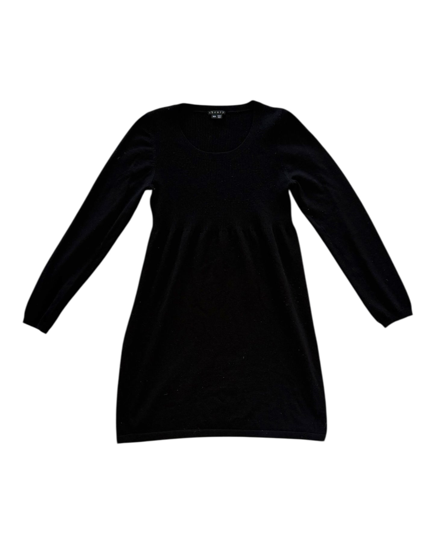 Pre-Loved Theory Black Knit Tunic Dress
