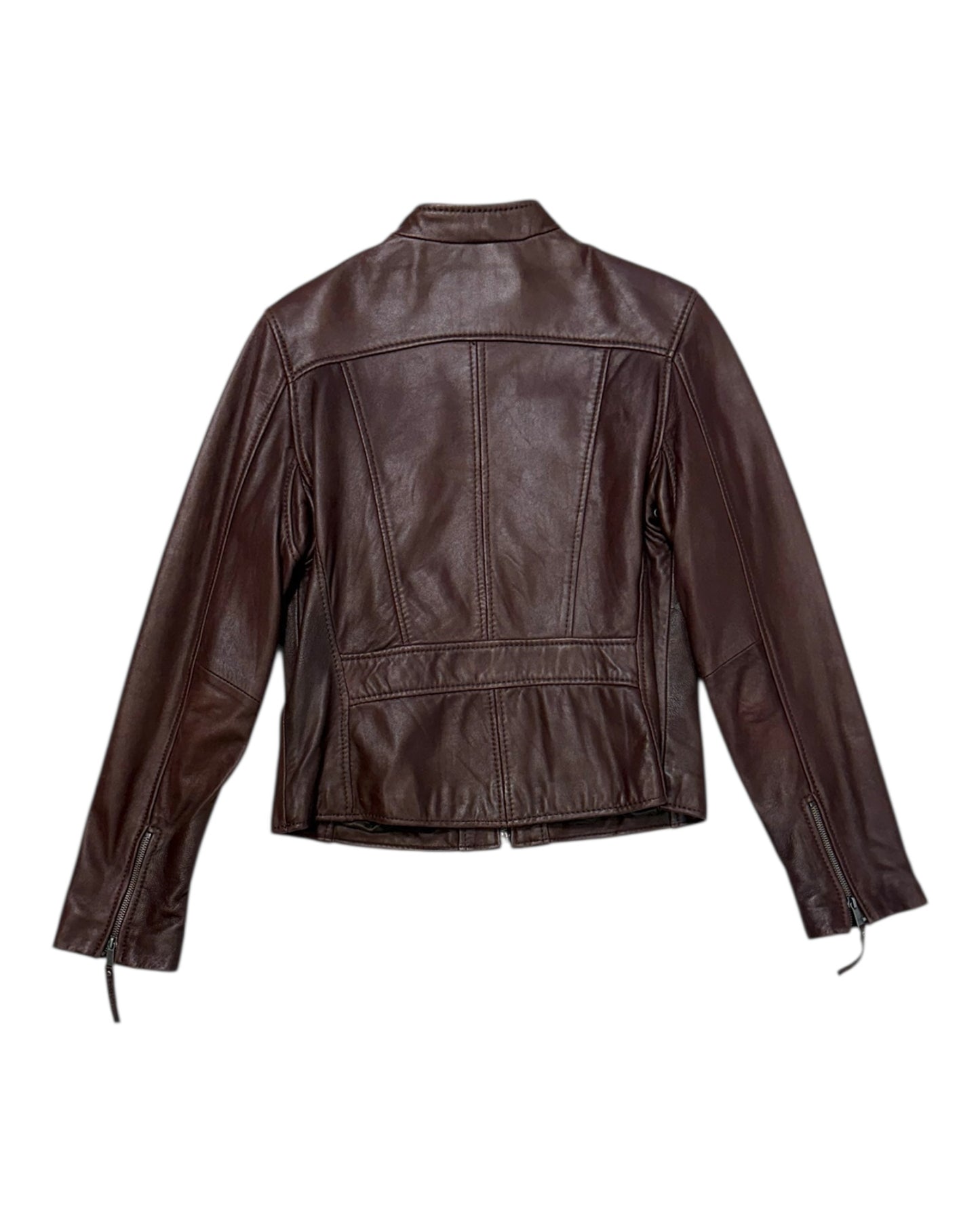 Pre-Loved Barneys New York Brown Leather Jacket
