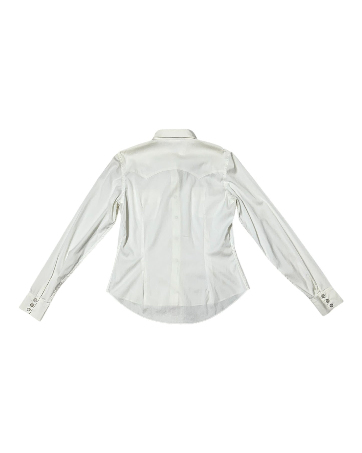 Vintage Christian Dior White Western Shirt