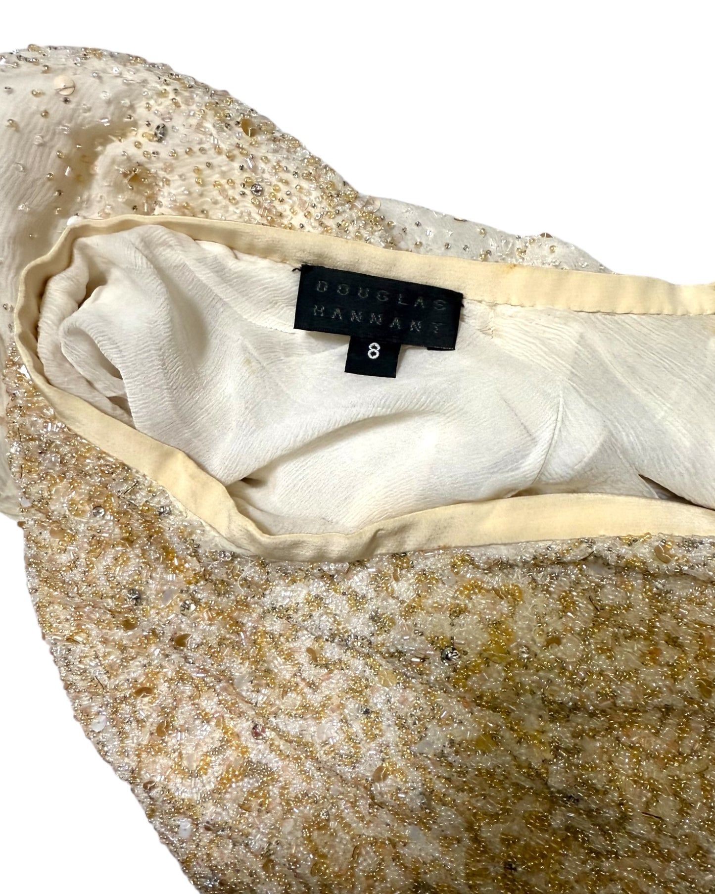 Pre-Loved Douglas Hannant Beaded Knee-Length Skirt