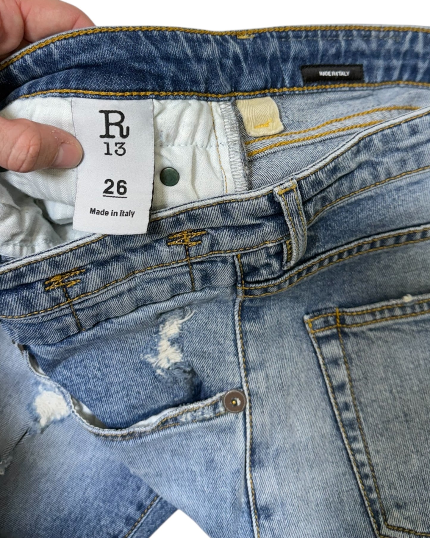 Pre-Loved R13 Distressed Jeans