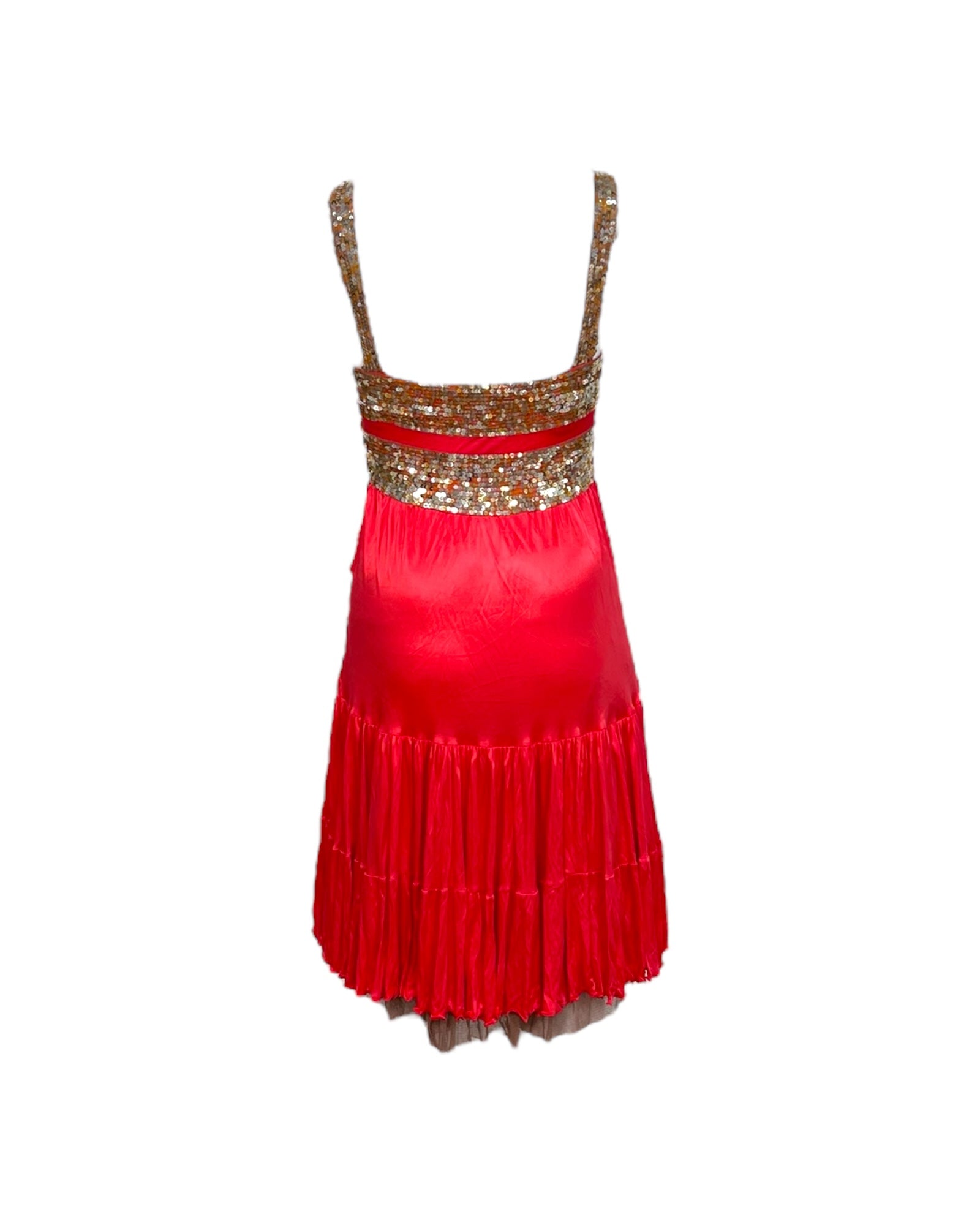 blumarine sequin dress BLUMARINE Sequined Silk Mini Dress Blumarine