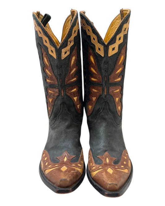Vintage Old Gringo Butterfly Cowboy Boots