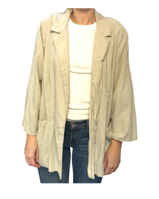 Vintage Oversized Sage Green Light Jacket