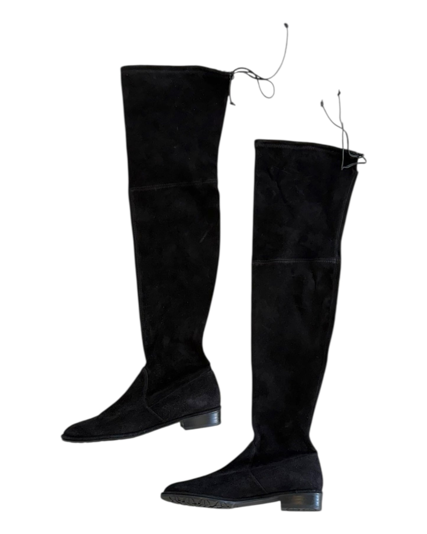 Pre-Loved Stuart Weitzman Over-the-Knee Black Suede Boots