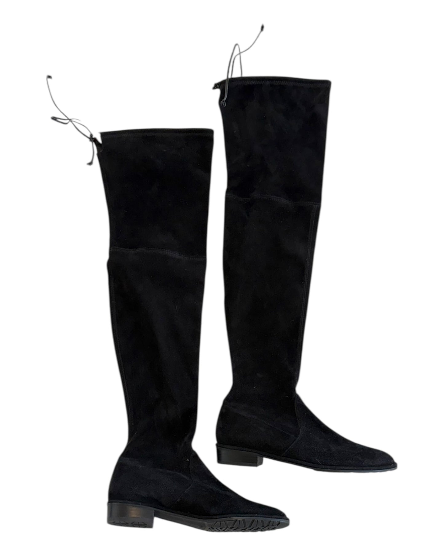 Pre-Loved Stuart Weitzman Over-the-Knee Black Suede Boots