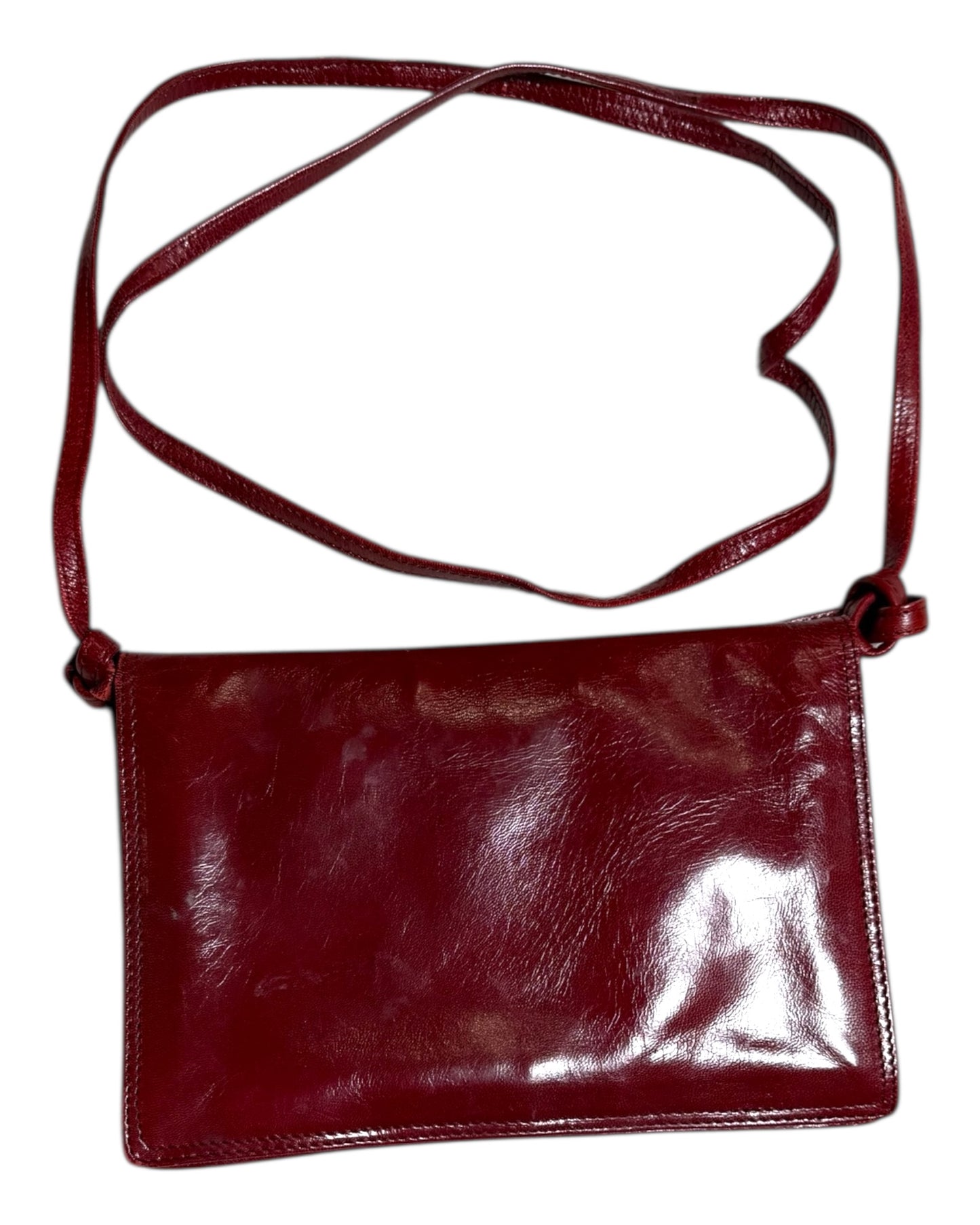 Vintage Bottega Veneta Leather Crossbody Bag or Clutch - Small