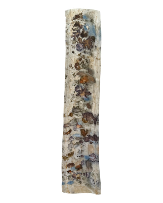 Vintage Artistic Natural Silk Skinny Scarf