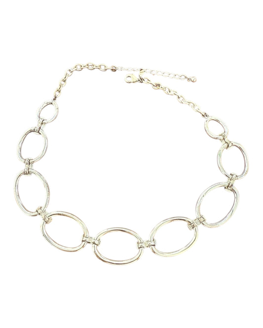 Vintage Silver Oversized Chain Necklace