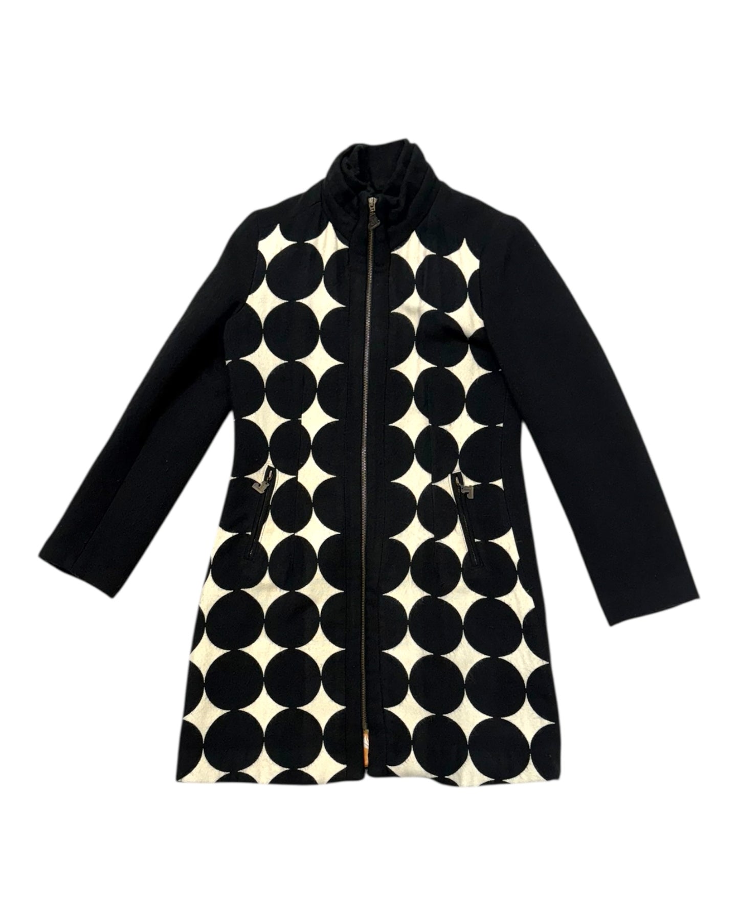 Vintage Desigual Black and White Coat