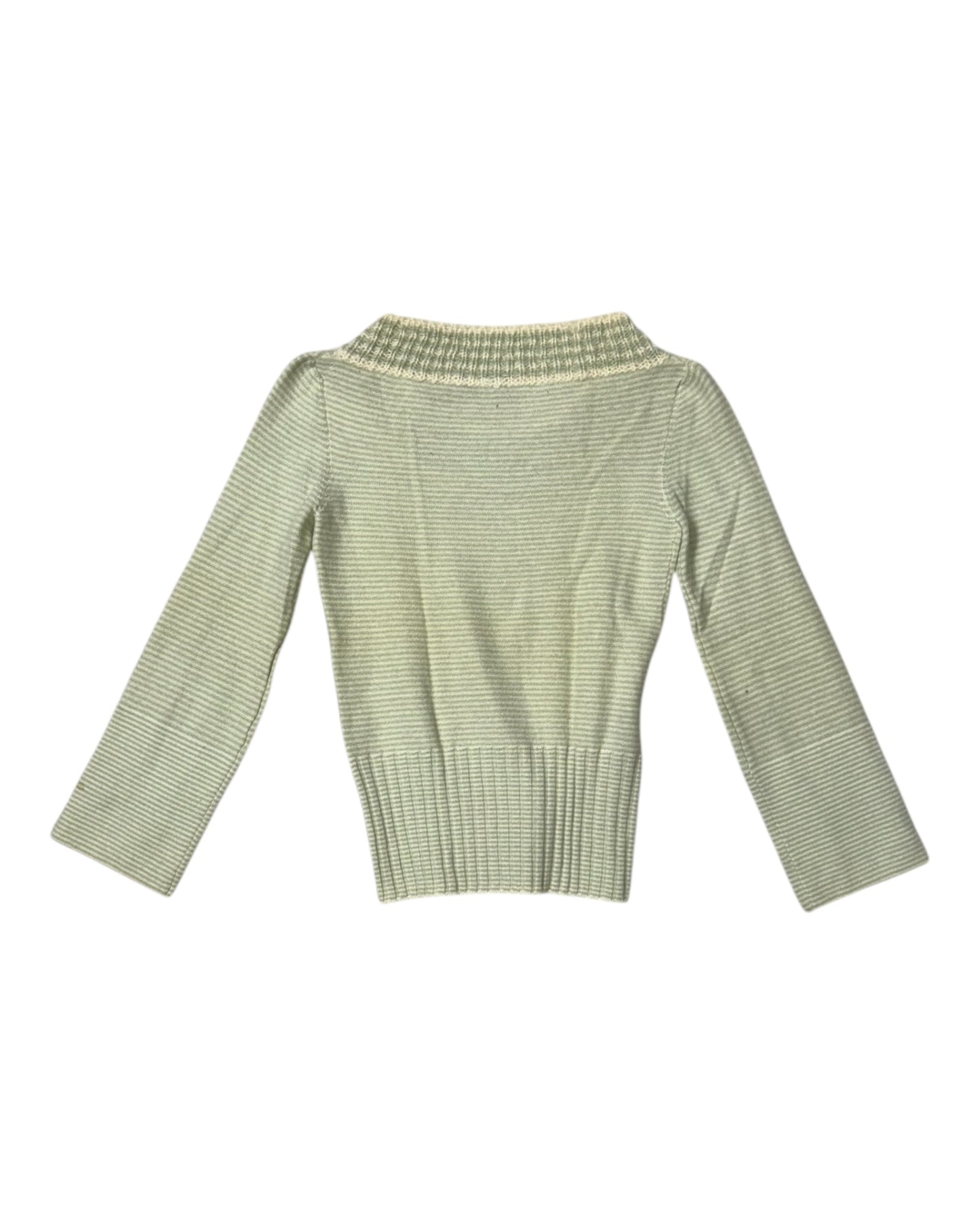 Vintage Sonia Rykiel Green Stripe Sweater