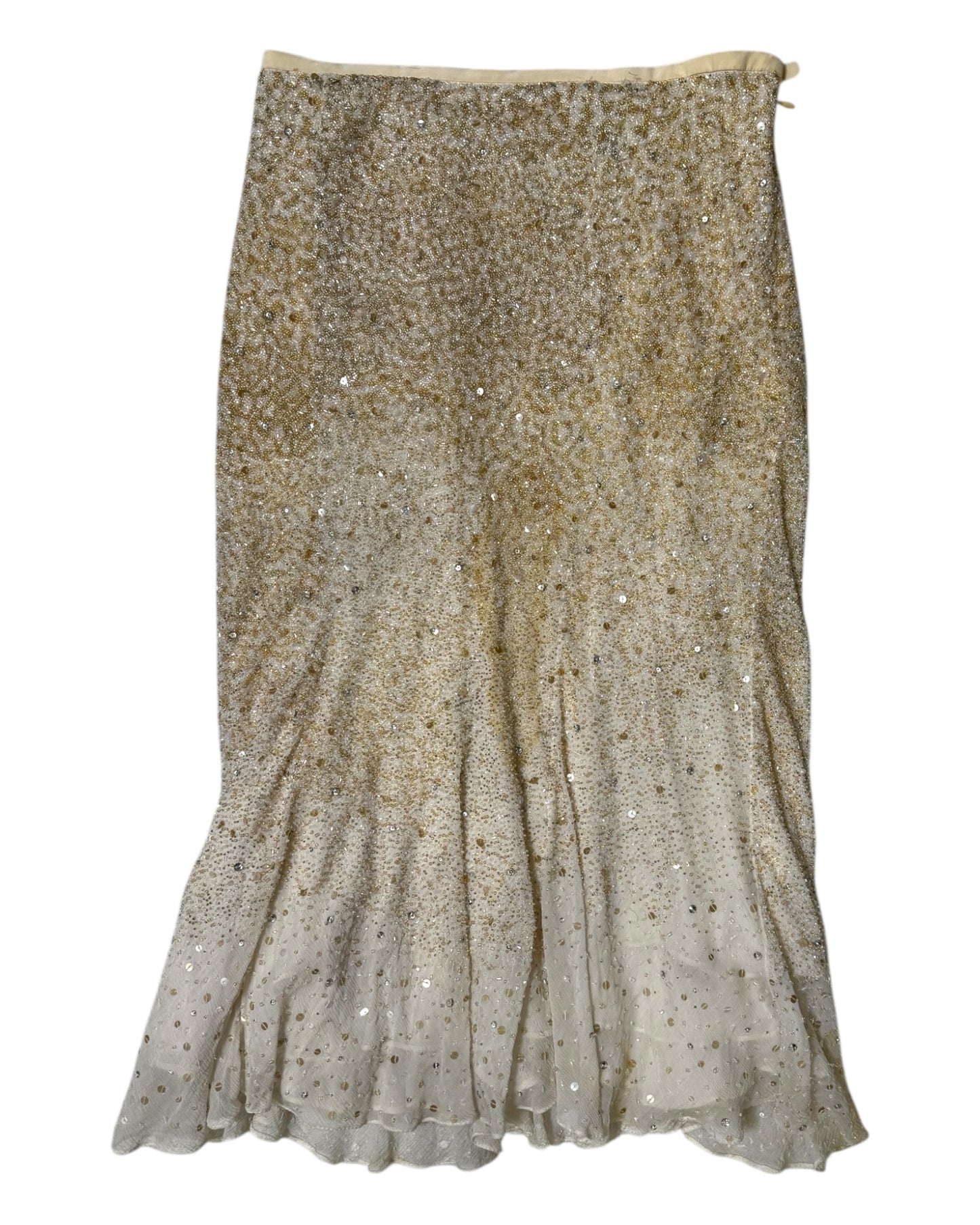 Pre-Loved Douglas Hannant Beaded Knee-Length Skirt