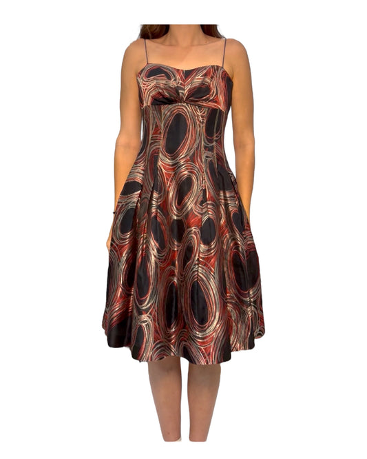 Vintage Carolina Herrera Black A-Line Dress