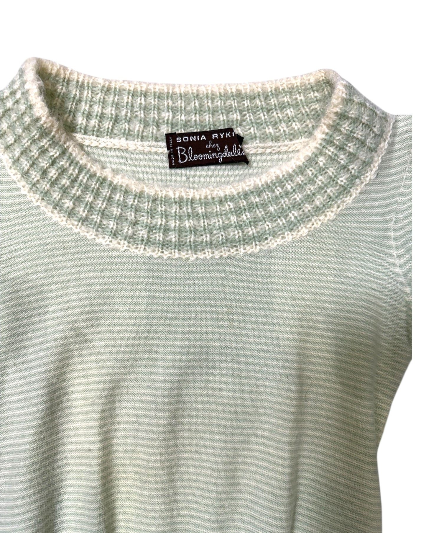 Vintage Sonia Rykiel Green Stripe Sweater