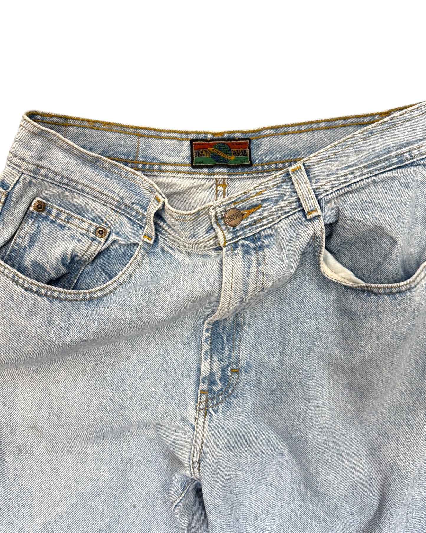 Vintage Light-Wash Mom Jeans