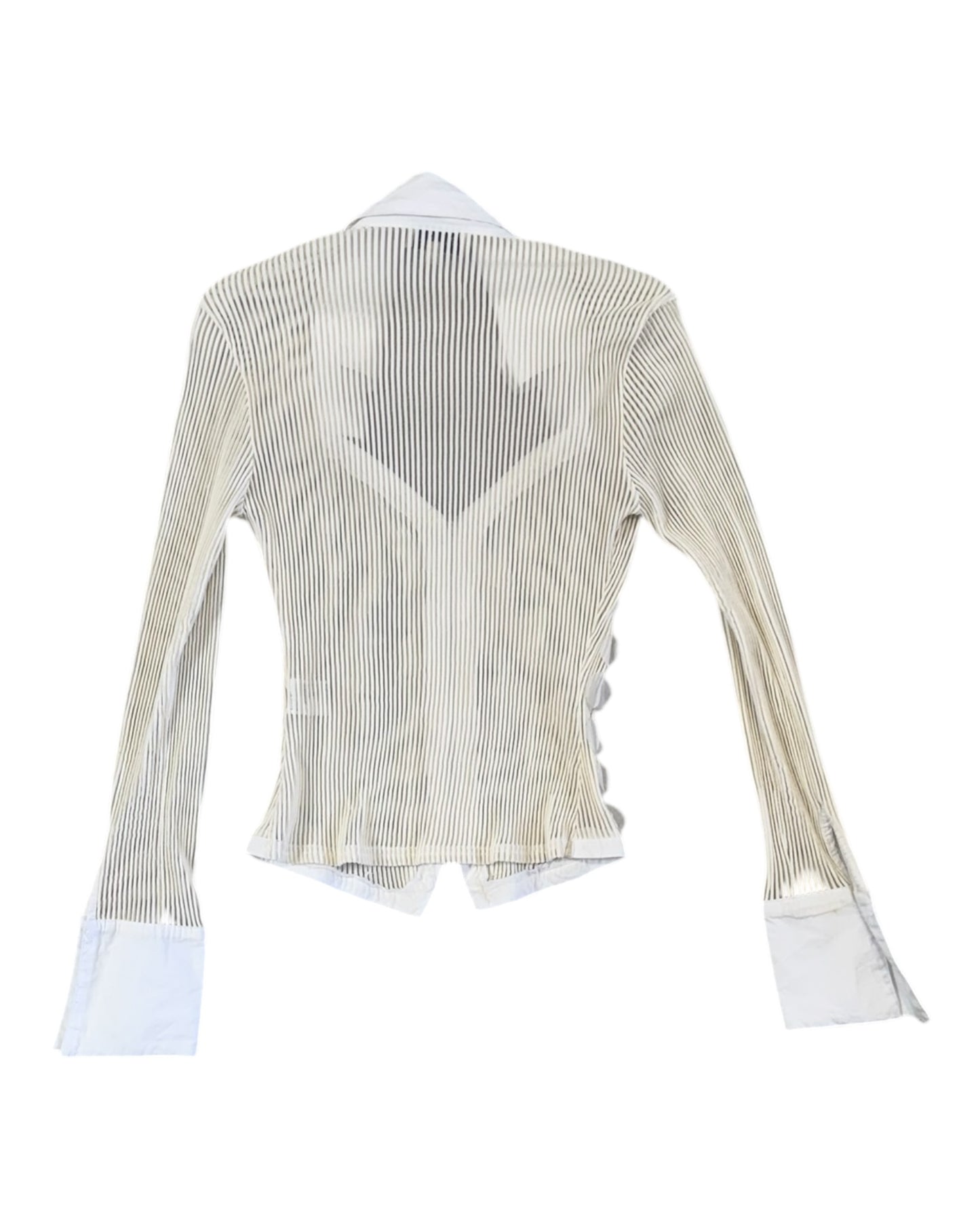 Pre-Loved Blanc Nature Sheer Mesh Jacket
