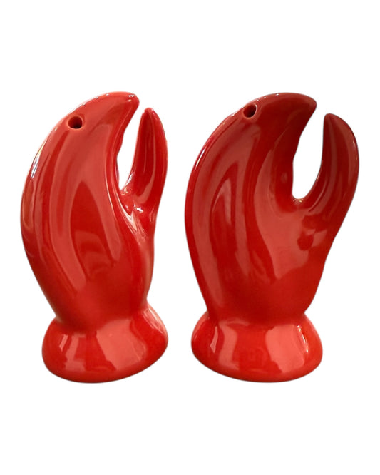 Vintage Lobster Claw Salt and Pepper Shakers