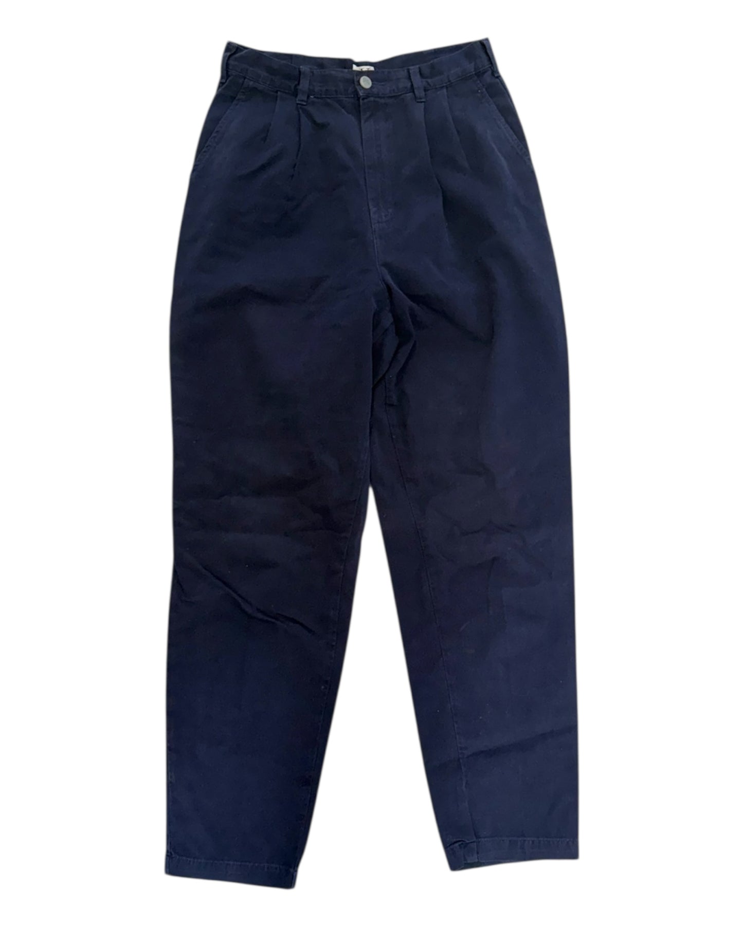 Vintage Calvin Klein Navy Pleated Trousers