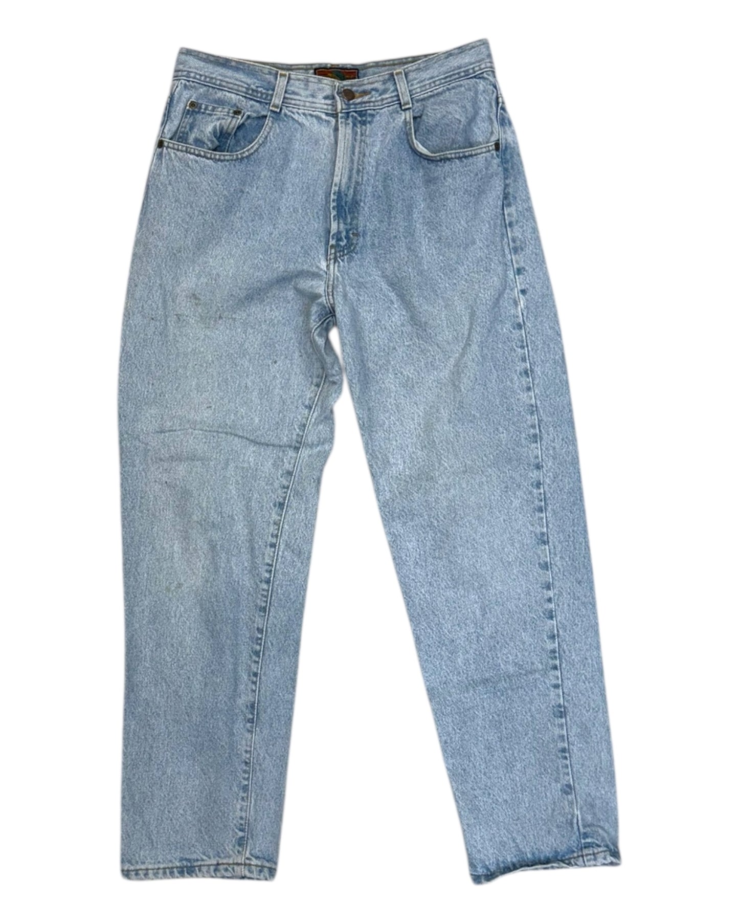 Vintage Light-Wash Mom Jeans