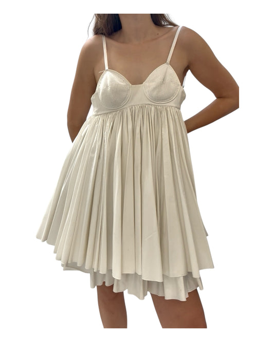 Pre-Loved Miu Miu White Mini Dress
