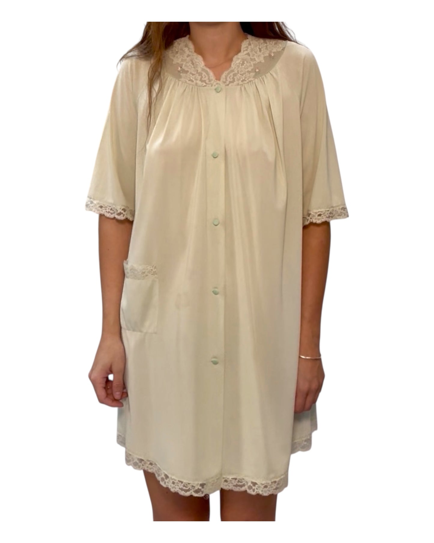 Vintage 1960's Pale Green Sleep Set