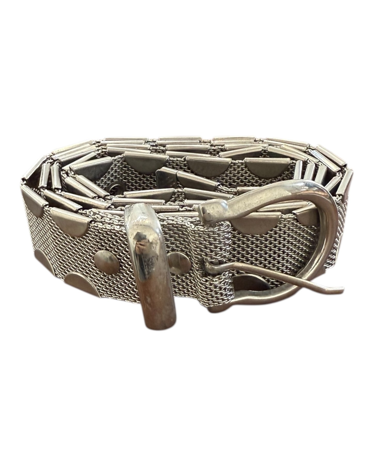 Vintage Silver Chainmail Belt