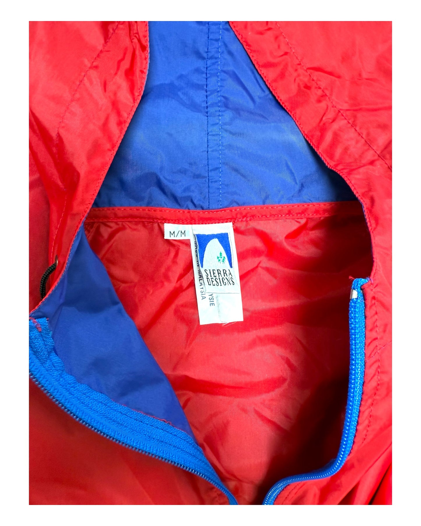 Vintage Classic Red Raincoat