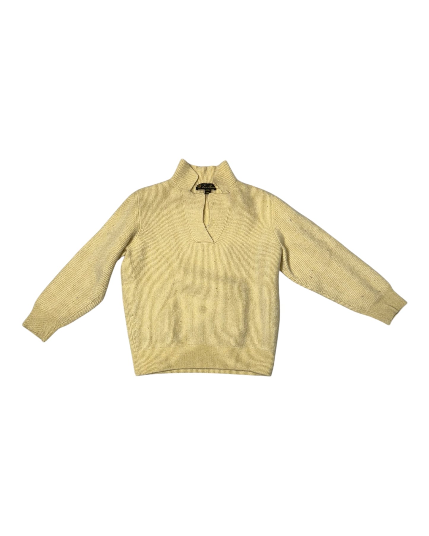 Vintage Loro Piana Yellow Cashmere Sweater
