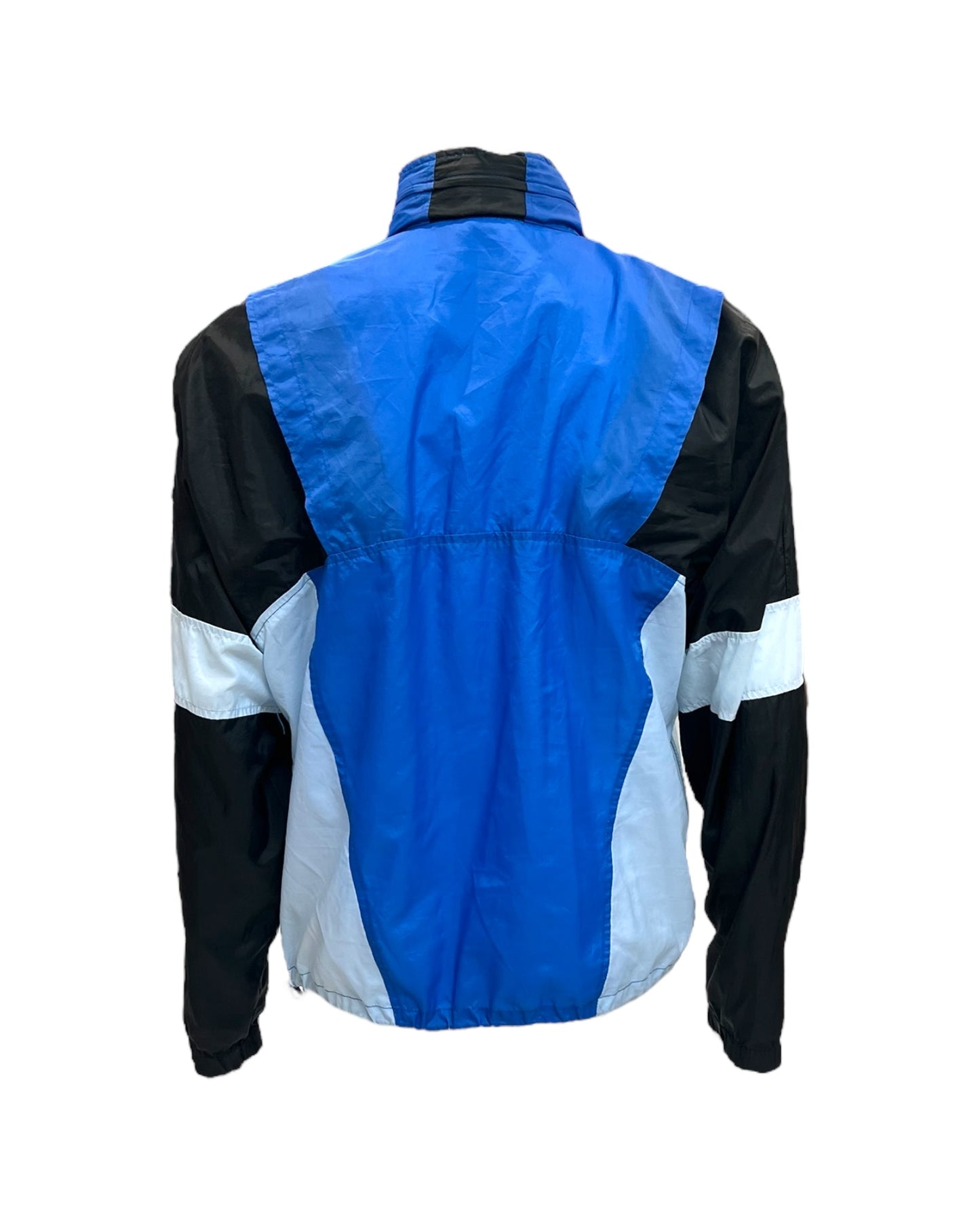 Vintage Nike Black and Blue Windbreaker Jacket