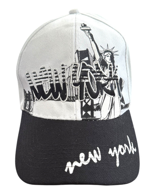 Vintage New York Black and White Ball Cap