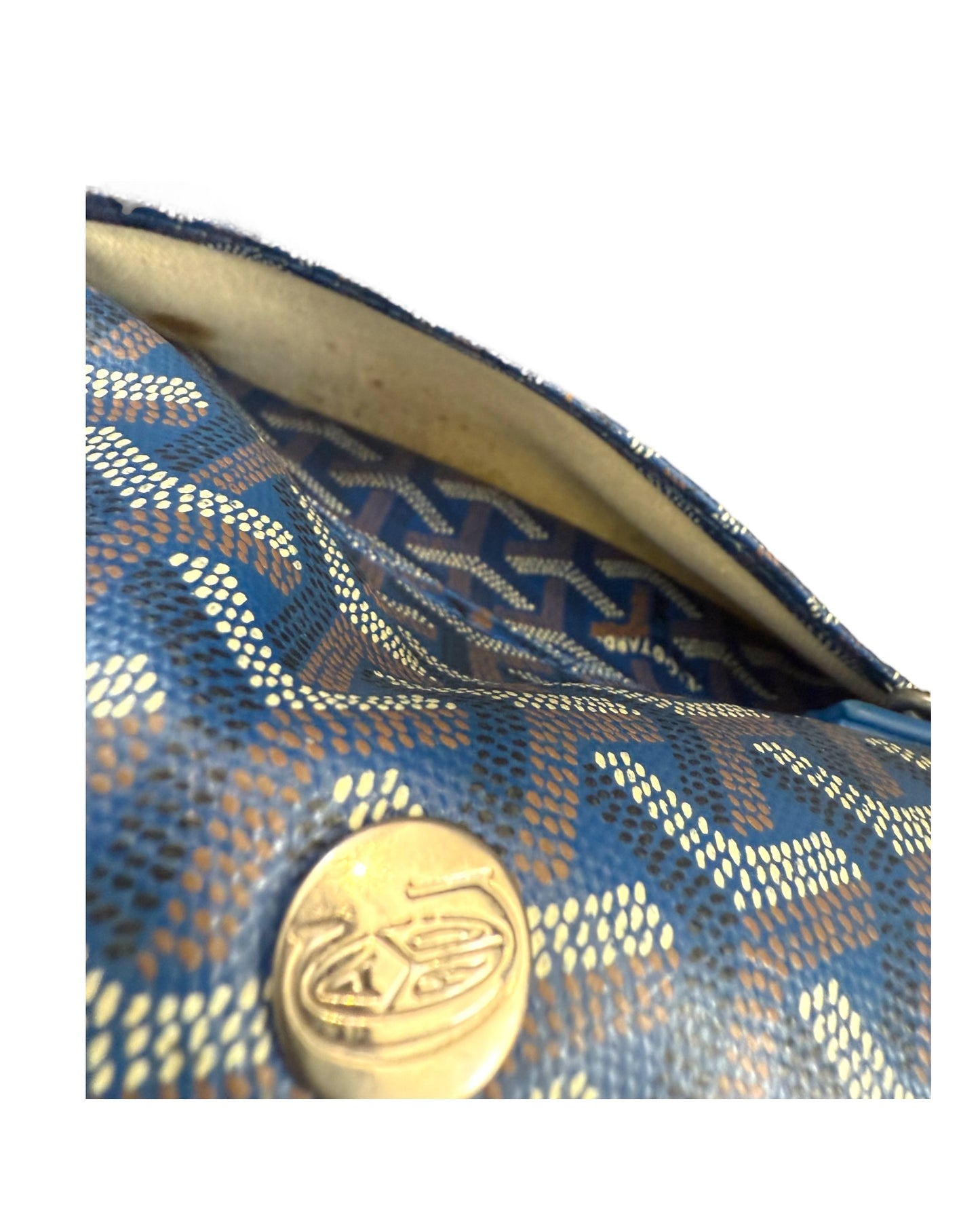 Vintage Goyard Blue Wallet