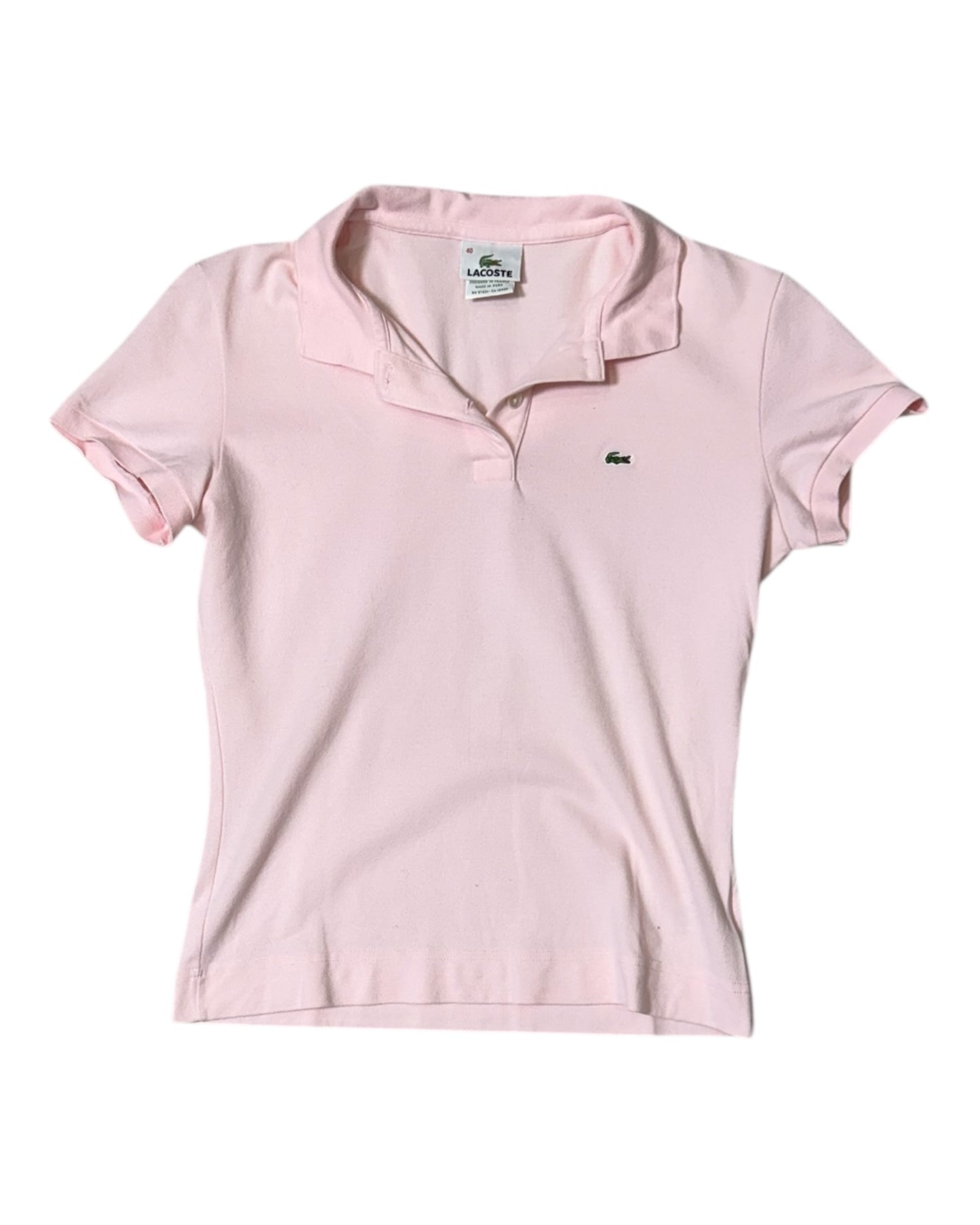 Vintage Lacoste Pink Polo Top