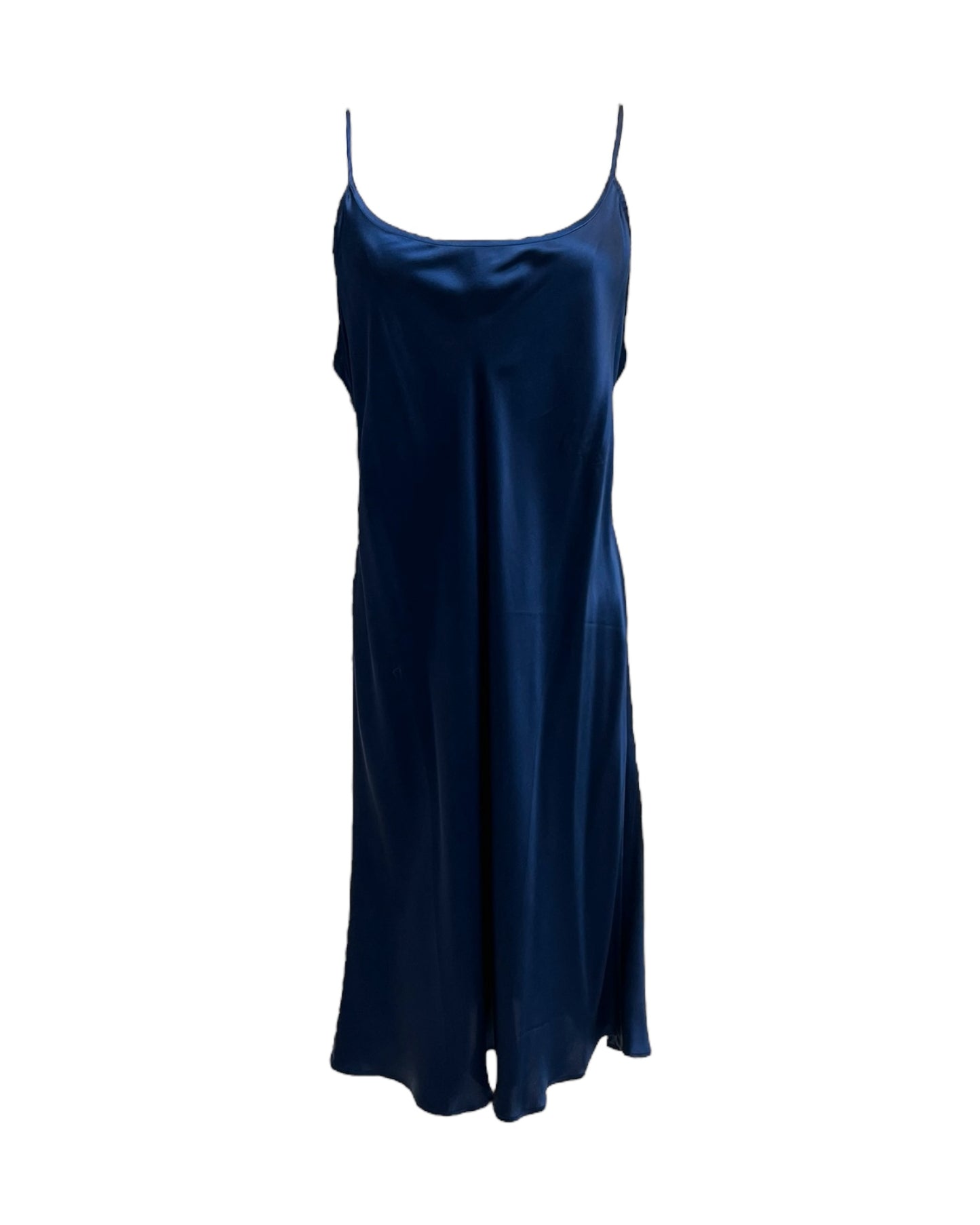 Pre-Loved Navy Blue Silk Slip Dress