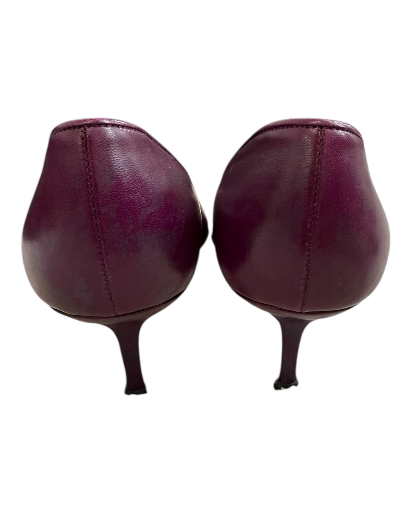 Vintage Jimmy Choo Purple Kitten Heels