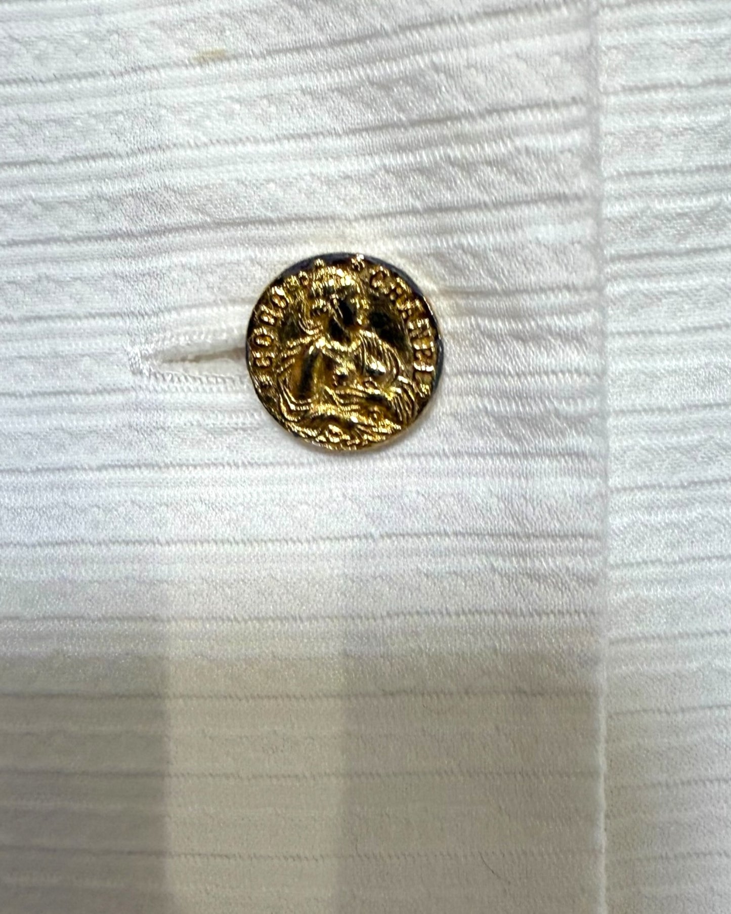 Vintage Chanel Vest with Gold Buttons