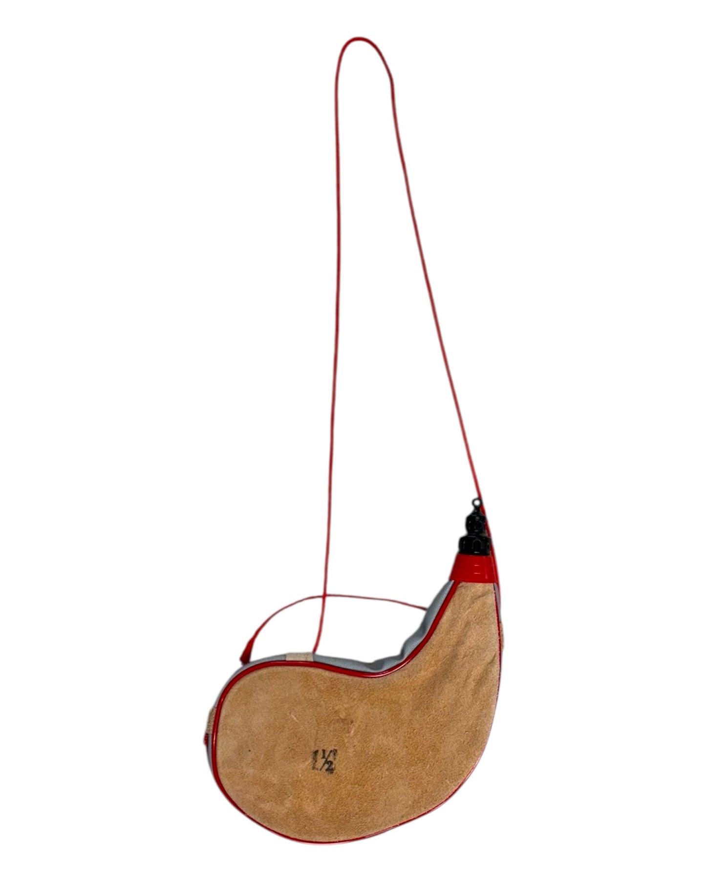 Vintage Spanish Suede Canteen or Flask