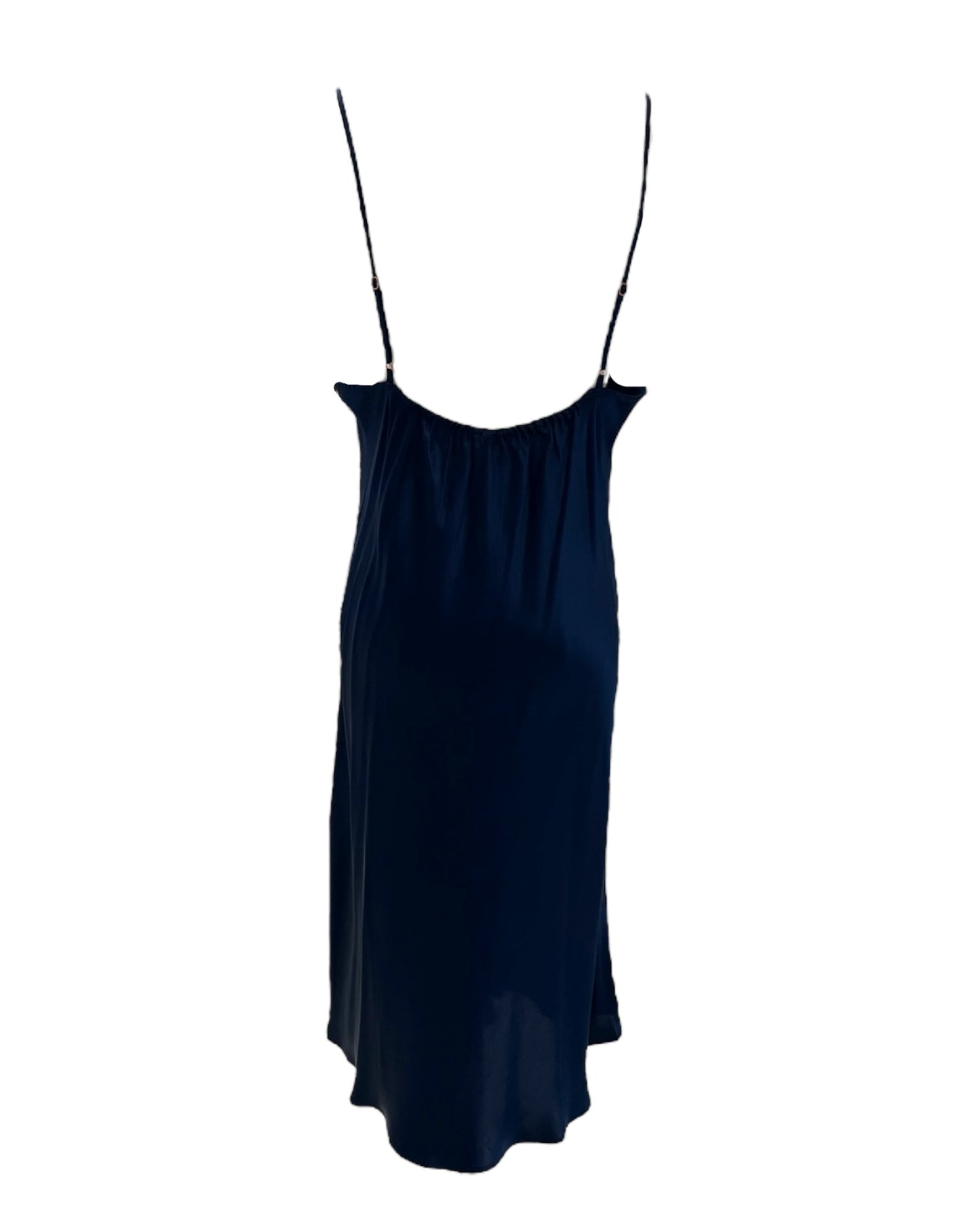 Pre-Loved Navy Blue Silk Slip Dress