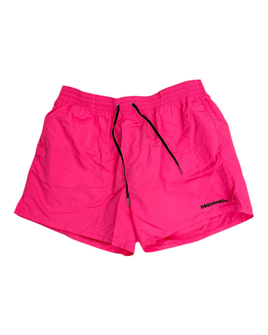 Pre-Loved DSquared2 Pink "ICON" Swim Trunks