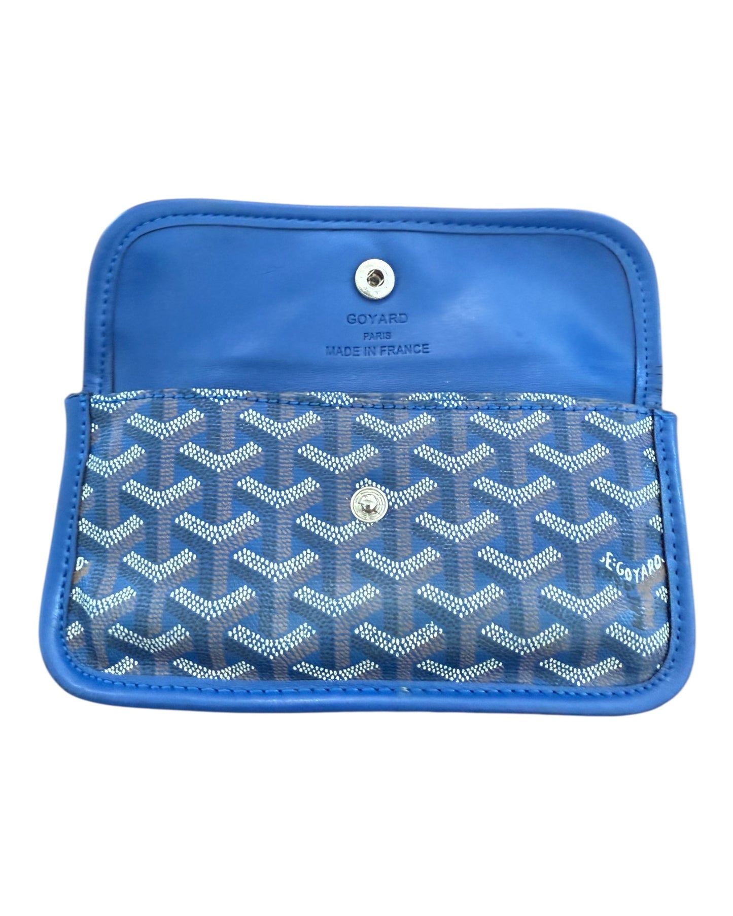 Vintage Goyard Blue Wallet