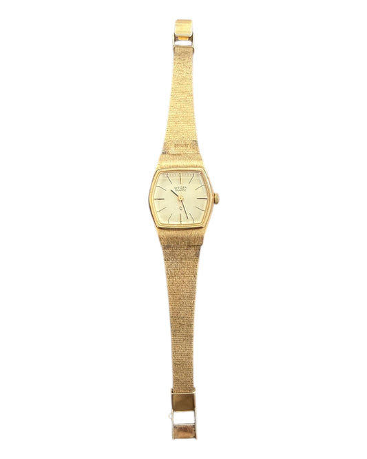 Vintage Citizen Quartz Gold Watch