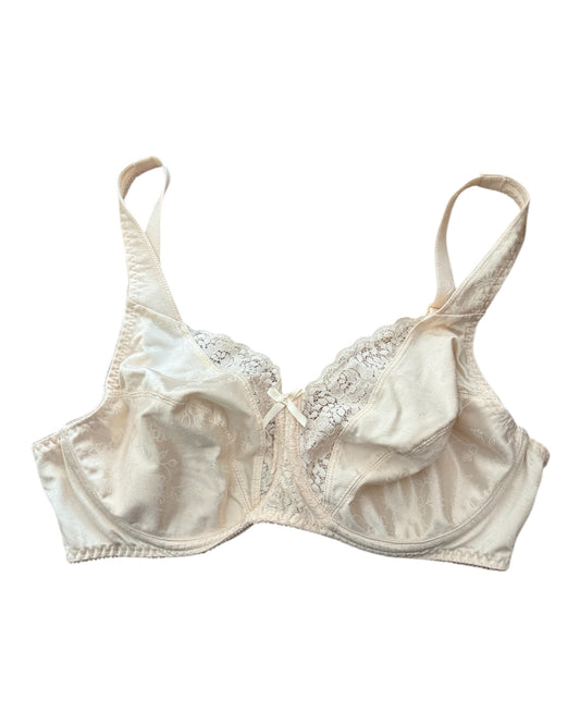 Vintage Pale Pink Floral Bralette