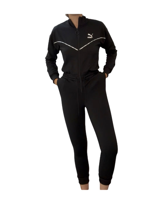 Pre-Loved Puma Black Jumpsuit