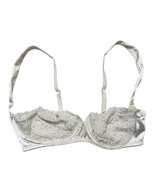 Vintage White Floral Bralette
